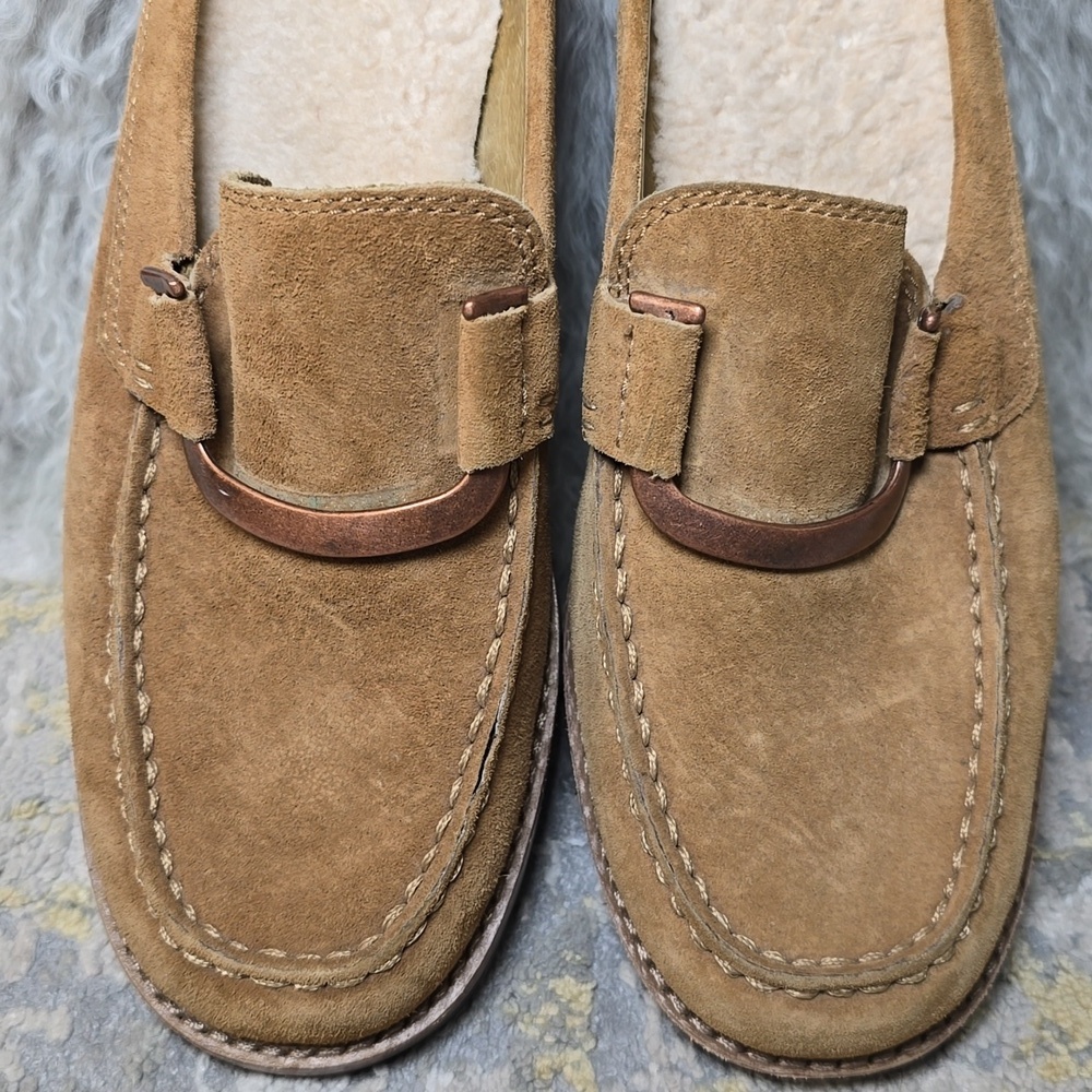 UGG Australia Sheepskin Buckle Mules | Size 7 or 7.5  SEE MEASUREMENTS